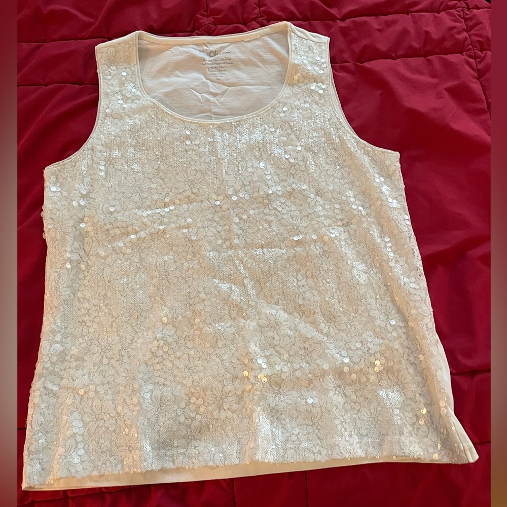 CHICOS beaded tank